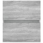 Sonoma grauer Waschtischunterschrank aus Holzwerkstoff, 41 x 38,5 x 45 cm von vidaXL, Badezimmermöbel - Ref: Foro24-815646, P...