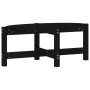 Couchtisch aus massivem schwarzem Kiefernholz, 87 x 48 x 35 cm von vidaXL, Couchtisch - Ref: Foro24-822326, Preis: 36,91 €, R...