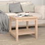 Solid pine wood coffee table 50x50x45 cm by vidaXL, Coffee table - Ref: Foro24-822277, Price: 58,00 €, Discount: %