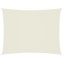 Toldo de vela rectangular tela Oxford color crema 3x4 m