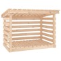 Holzscheithalter aus massivem Kiefernholz, 108 x 73 x 79 cm von vidaXL, Zubehör für Taschen und Brennholzhalter - Ref: Foro24...