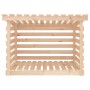 Leñero de madera maciza de pino 108x73x79 cm