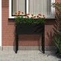 Pflanzgefäß aus massivem Kiefernholz schwarz 78x40x81 cm von vidaXL, Töpfe und Pflanzgefäße - Ref: Foro24-822136, Preis: 80,9...