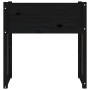 Pflanzgefäß aus massivem Kiefernholz schwarz 78x40x81 cm von vidaXL, Töpfe und Pflanzgefäße - Ref: Foro24-822136, Preis: 80,3...