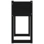 Pflanzgefäß aus massivem Kiefernholz schwarz 78x40x81 cm von vidaXL, Töpfe und Pflanzgefäße - Ref: Foro24-822136, Preis: 80,3...