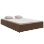 Tumbona convertible con cojines de ratán sintético marrón de vidaXL, Camas para exteriores - Ref: Foro24-317239, Precio: 351,...