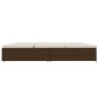 Convertible sun lounger with brown synthetic rattan cushions by vidaXL, Outdoor beds - Ref: Foro24-317239, Price: 353,80 €, D...
