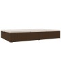 Convertible sun lounger with brown synthetic rattan cushions by vidaXL, Outdoor beds - Ref: Foro24-317239, Price: 353,80 €, D...
