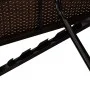 Tumbona convertible con cojines de ratán sintético marrón de vidaXL, Camas para exteriores - Ref: Foro24-317239, Precio: 351,...