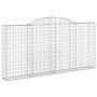 Gabionenkörbe 15 Stück Bogenform Eisen 300x30x140/160 cm von vidaXL, Töpfe und Pflanzgefäße - Ref: Foro24-3146569, Preis: 2,0...