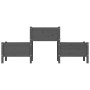 Gray solid pine wood planter 178.5x44x75 cm by vidaXL, Pots and planters - Ref: Foro24-822249, Price: 128,82 €, Discount: %