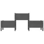 Gray solid pine wood planter 178.5x44x75 cm by vidaXL, Pots and planters - Ref: Foro24-822249, Price: 127,51 €, Discount: %