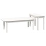 Set of 2 solid white pine wood coffee tables by vidaXL, Coffee table - Ref: Foro24-822363, Price: 78,13 €, Discount: %