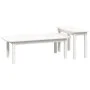 Set of 2 solid white pine wood coffee tables by vidaXL, Coffee table - Ref: Foro24-822363, Price: 77,28 €, Discount: %