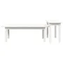 Set of 2 solid white pine wood coffee tables by vidaXL, Coffee table - Ref: Foro24-822363, Price: 77,28 €, Discount: %