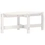 Couchtisch aus massiver weißer Kiefer 87x48x35 cm von vidaXL, Couchtisch - Ref: Foro24-822323, Preis: 38,56 €, Rabatt: %