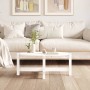 Couchtisch aus massiver weißer Kiefer 87x48x35 cm von vidaXL, Couchtisch - Ref: Foro24-822323, Preis: 38,95 €, Rabatt: %