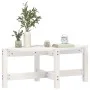 Couchtisch aus massiver weißer Kiefer 87x48x35 cm von vidaXL, Couchtisch - Ref: Foro24-822323, Preis: 38,56 €, Rabatt: %