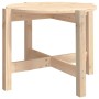 Mesa de centro de madera maciza de pino 62,5x45 cm de vidaXL, Mesas de centro - Ref: Foro24-822302, Precio: 44,24 €