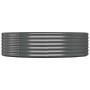 Jardinera arriate acero galvanizado antracita 140x140x36cm