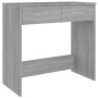 Escritorio de madera contrachapada gris Sonoma 80x40x75 cm de vidaXL, Escritorios - Ref: Foro24-815475, Precio: 54,49 €, Desc...