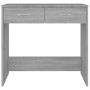 Escritorio de madera contrachapada gris Sonoma 80x40x75 cm de vidaXL, Escritorios - Ref: Foro24-815475, Precio: 54,49 €, Desc...