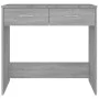 Sonoma grauer Sperrholz-Schreibtisch 80x40x75 cm von vidaXL, Schreibtische - Ref: Foro24-815475, Preis: 52,71 €, Rabatt: %