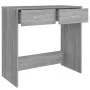 Sonoma grauer Sperrholz-Schreibtisch 80x40x75 cm von vidaXL, Schreibtische - Ref: Foro24-815475, Preis: 52,71 €, Rabatt: %