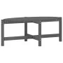 Solid gray pine wood coffee table 118x63x45 cm by vidaXL, Coffee table - Ref: Foro24-822319, Price: 51,95 €, Discount: %