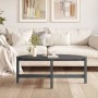 Couchtisch aus massivem grauem Kiefernholz, 118 x 63 x 45 cm von vidaXL, Couchtisch - Ref: Foro24-822319, Preis: 51,95 €, Rab...
