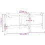 Couchtisch aus massivem grauem Kiefernholz, 118 x 63 x 45 cm von vidaXL, Couchtisch - Ref: Foro24-822319, Preis: 51,95 €, Rab...