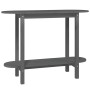 Gray solid pine wood console table 110x40x80 cm by vidaXL, Coffee table - Ref: Foro24-822299, Price: 57,41 €, Discount: %
