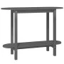 Gray solid pine wood console table 110x40x80 cm by vidaXL, Coffee table - Ref: Foro24-822299, Price: 57,41 €, Discount: %