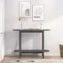 Gray solid pine wood console table 110x40x80 cm by vidaXL, Coffee table - Ref: Foro24-822299, Price: 57,41 €, Discount: %