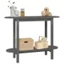 Gray solid pine wood console table 110x40x80 cm by vidaXL, Coffee table - Ref: Foro24-822299, Price: 57,41 €, Discount: %