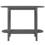 Gray solid pine wood console table 110x40x80 cm by vidaXL, Coffee table - Ref: Foro24-822299, Price: 57,41 €, Discount: %