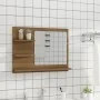 Badezimmerspiegel Sperrholz Eiche braun 60x10,5x45 cm von vidaXL, Badezimmerwaschtische - Ref: Foro24-815662, Preis: 33,34 €,...