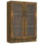 Vitrina madera contrachapada roble ahumado 82,5x30,5x115 cm de vidaXL, Librerías y estanterías - Ref: Foro24-815618, Precio: ...
