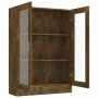 Smoked oak plywood display case 82.5x30.5x115 cm by vidaXL, Bookcases and shelves - Ref: Foro24-815618, Price: 98,76 €, Disco...