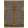 Smoked oak plywood display case 82.5x30.5x115 cm by vidaXL, Bookcases and shelves - Ref: Foro24-815618, Price: 98,76 €, Disco...