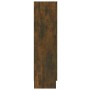 Vitrina madera contrachapada roble ahumado 82,5x30,5x115 cm