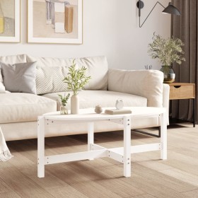 Couchtisch aus massivem weißem Kiefernholz, 118 x 63 x 45 cm von vidaXL, Couchtisch - Ref: Foro24-822318, Preis: 55,13 €, Rab...