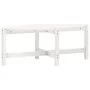 Couchtisch aus massivem weißem Kiefernholz, 118 x 63 x 45 cm von vidaXL, Couchtisch - Ref: Foro24-822318, Preis: 54,63 €, Rab...