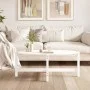 Couchtisch aus massivem weißem Kiefernholz, 118 x 63 x 45 cm von vidaXL, Couchtisch - Ref: Foro24-822318, Preis: 54,63 €, Rab...
