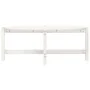 Solid white pine wood coffee table 118x63x45 cm by vidaXL, Coffee table - Ref: Foro24-822318, Price: 54,62 €, Discount: %