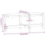 Couchtisch aus massivem weißem Kiefernholz, 118 x 63 x 45 cm von vidaXL, Couchtisch - Ref: Foro24-822318, Preis: 55,13 €, Rab...