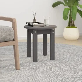 Solid gray pine wood coffee table Ø35x35 cm by vidaXL, Coffee table - Ref: Foro24-822339, Price: 29,20 €, Discount: %