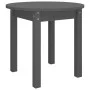 Solid gray pine wood coffee table Ø 45x40 cm by vidaXL, Coffee table - Ref: Foro24-822334, Price: 37,49 €, Discount: %