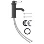 Grauer Waschbeckenhahn 130x180 mm von vidaXL, Wasserhähne - Ref: Foro24-149073, Preis: 30,64 €, Rabatt: %