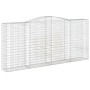 Gabionenkörbe 4 Stk. Bogenform Eisen 400x50x180/200 cm von vidaXL, Töpfe und Pflanzgefäße - Ref: Foro24-3147050, Preis: 947,1...